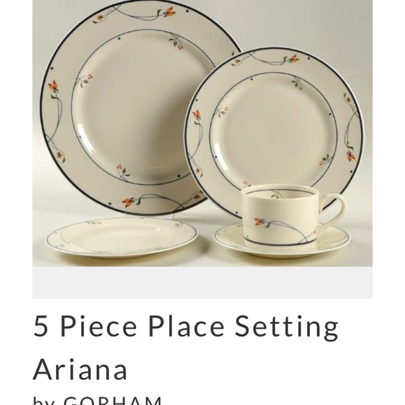 Gorham Dining One Place Setting Gorham Ariana Fine China Vtg Poshmark